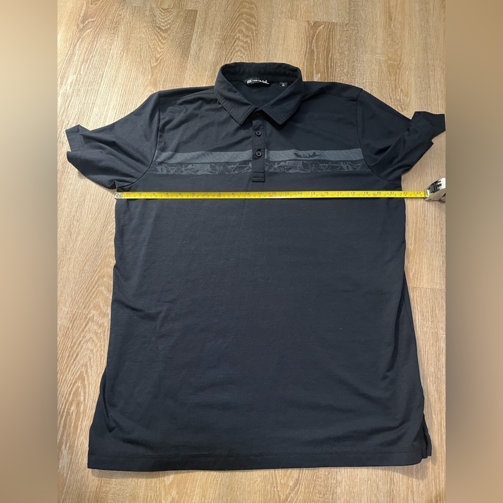 Travis Mathew Polo, SZ Large, Black
